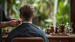 Barber Club Phuket Luxury Men's Grooming & Mobile Barber Services in Bang Tao, Phuket Davidv. 56221 Barber Giving A Taper Fade To A Stylish Man In A 74b7c616 0128 4d1a 820d 9ce367682c8f
