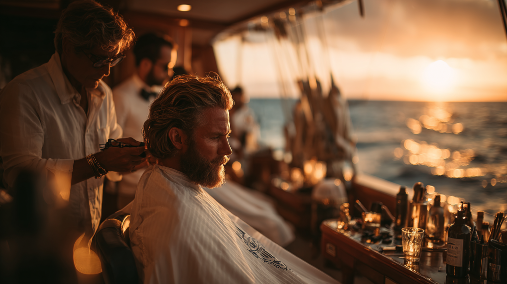 Yacht Grooming Phuket, Grooming Tips for Men on a Phuket Yacht Charter, Barber Club Phuket