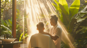 Barber Club Phuket Luxury Men's Grooming & Mobile Barber Services in Bang Tao, Phuket Davidv. 56221 Luxury Spa Scene With Man Getting Haircut By Mobi 6d874c6d F7bd 48a0 9908 A8b4fe62ece0